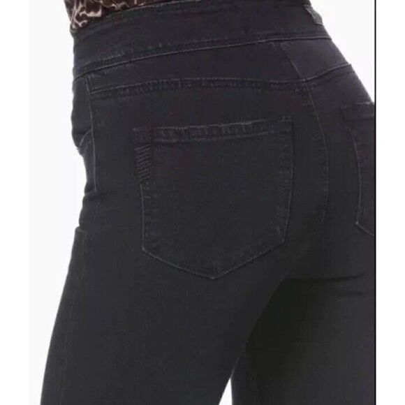 PAIGE Hoxton High Rise Skinny Jeans Size 30 Ankle Peg Raw Hem w/ Belt in Riot - Picture 3 of 13